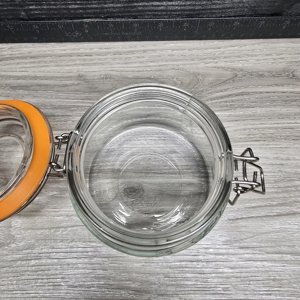 Clear Canister With Latch Lock Lid - 